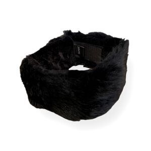 SURELL Genuine Fur With Velcro Adjustable Closure